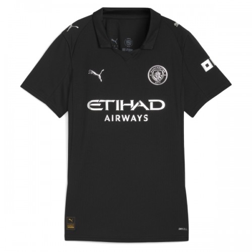 Dámský Fotbalový Dres Manchester City Venkovní Dresy 2025-26 Dámský Fotbalový Dres Manchester City Venkovní Dresy 2025-26